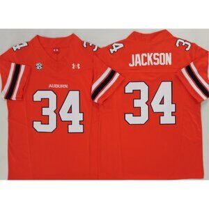 Mens Youths Kids Bo Jackson Orange Stitched Jersey
